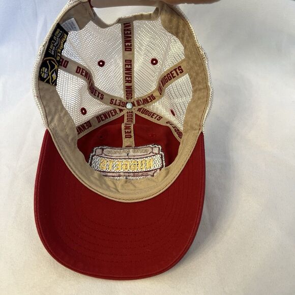 Vintage Style Denver Nuggets NBA Zephyr Red Snap Back Trucker‎ Hat Cap - Picture 7 of 9